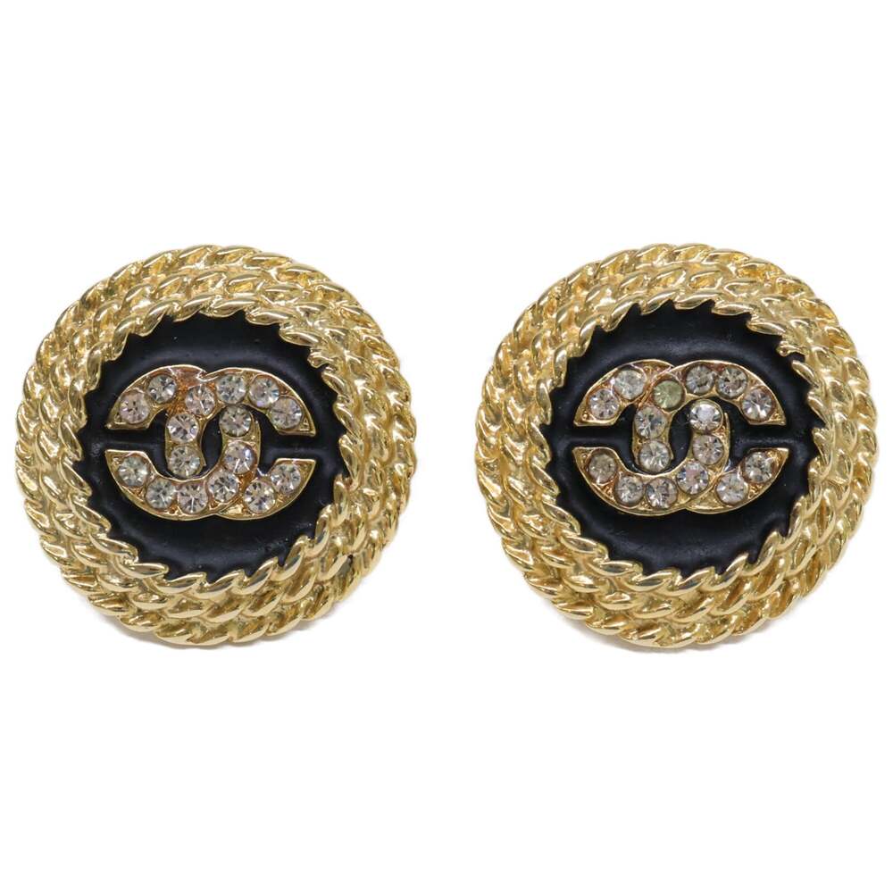 Chanel Cc Logo Clip-On Earrings Metal #357881C96B